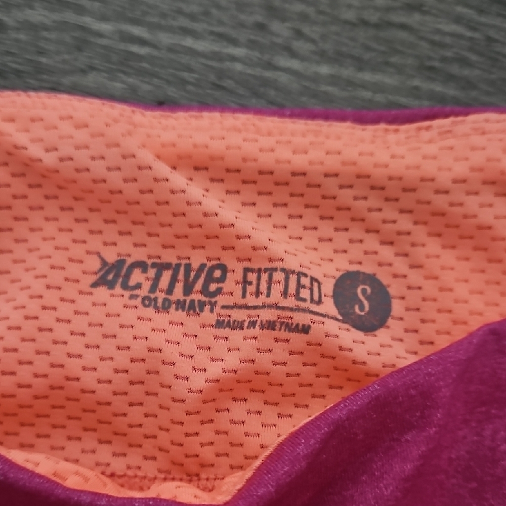Old Navy Active Fitted Leggings - Pink and Orange - Picture 2 of 3